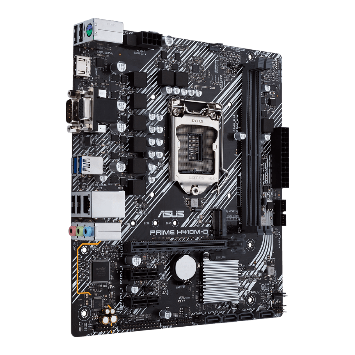 Placa Mãe Asus Prime H410M-D, Chipset H410, Intel LGA 1200, mATX, DDR4