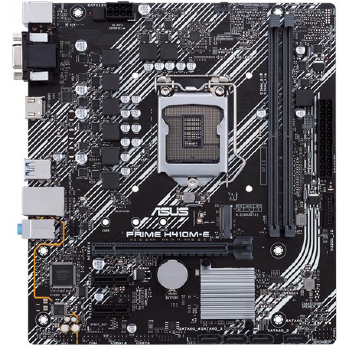 Placa Mãe Asus Prime H410M-E, Chipset H410, Intel LGA1200, mATX, DDR4 - Open Box
