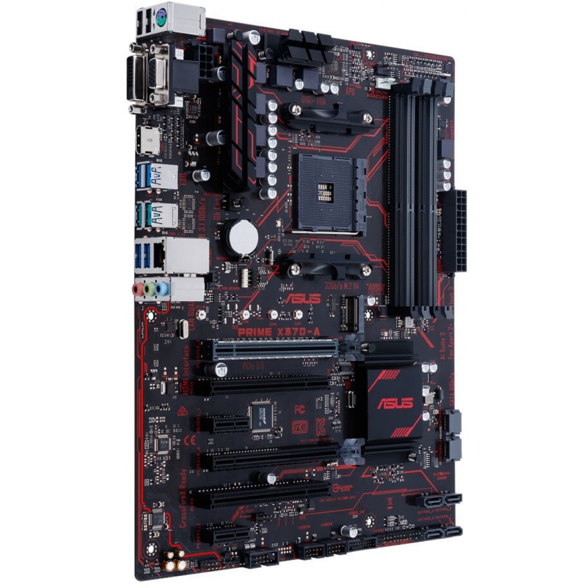 Placa Mãe Asus PRIME X370-A, Chipset X370, AMD AM4, ATX, DDR4