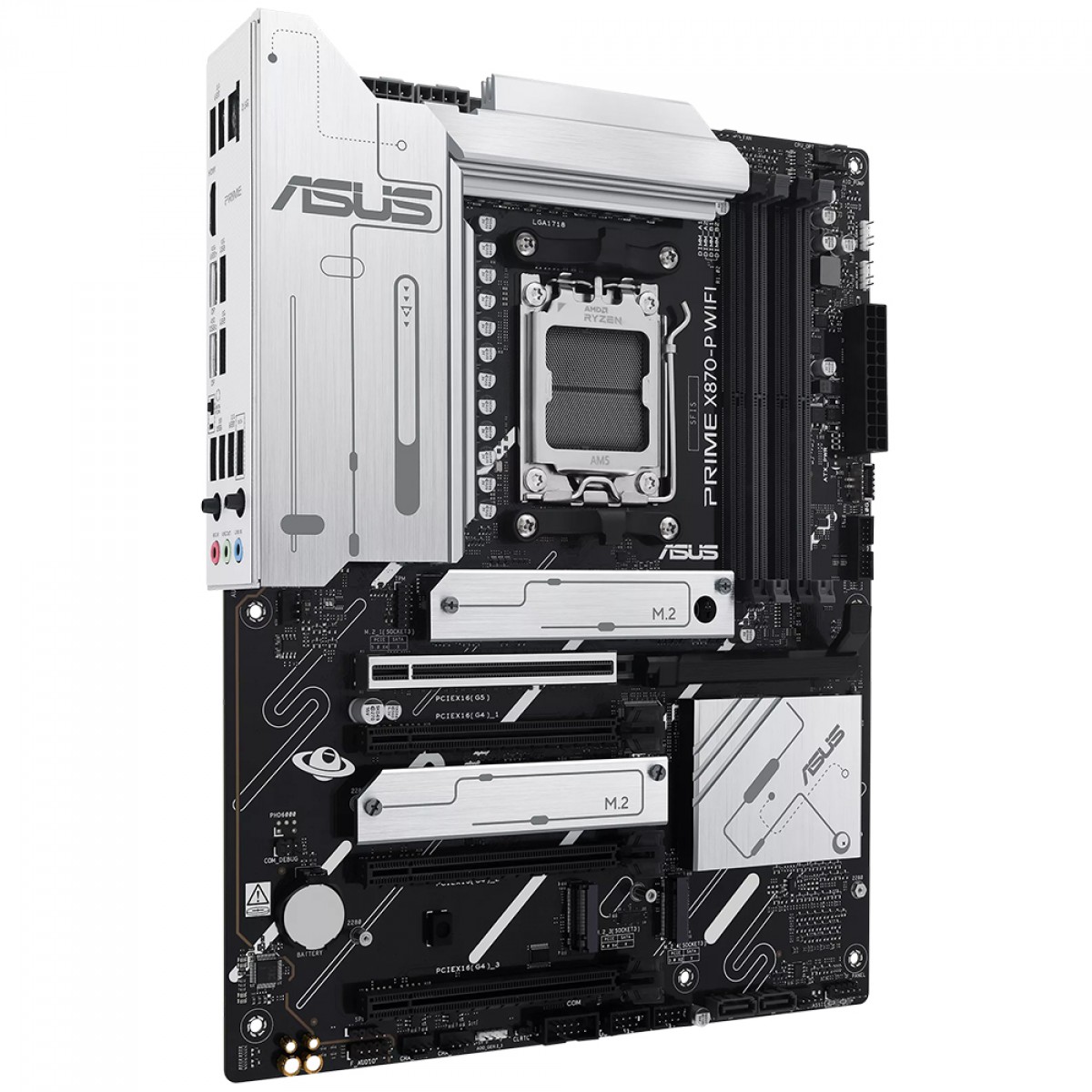 Placa Mãe Asus Prime X870-P WiFi, Chipset X870, AMD AM5, ATX, DDR5