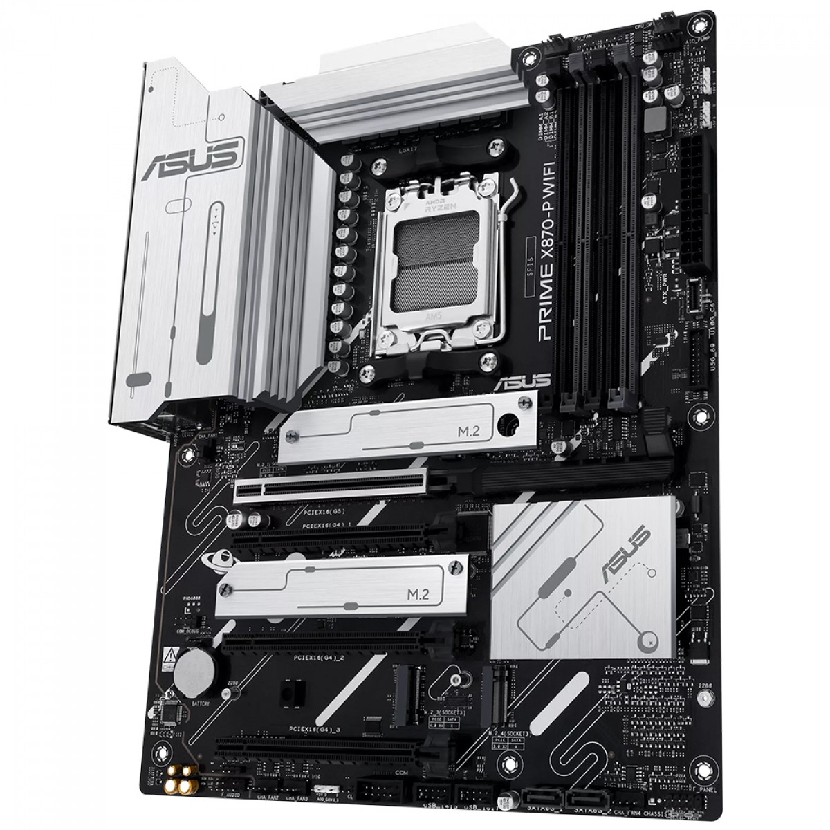 Placa Mãe Asus Prime X870-P WiFi, Chipset X870, AMD AM5, ATX, DDR5