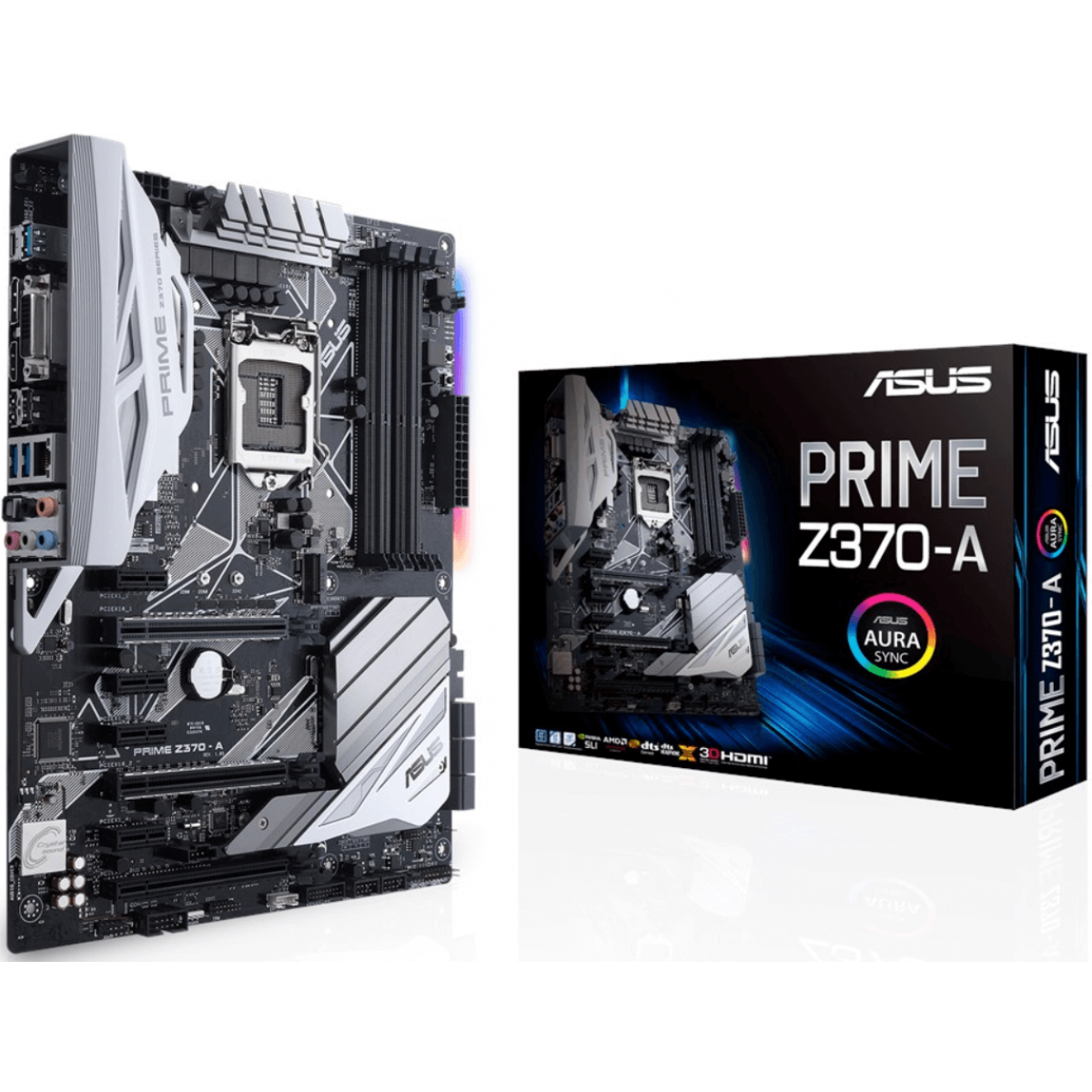  Placa Mãe Asus PRIME Z370-A, Chipset Z370, Intel LGA 1151, ATX, DDR4