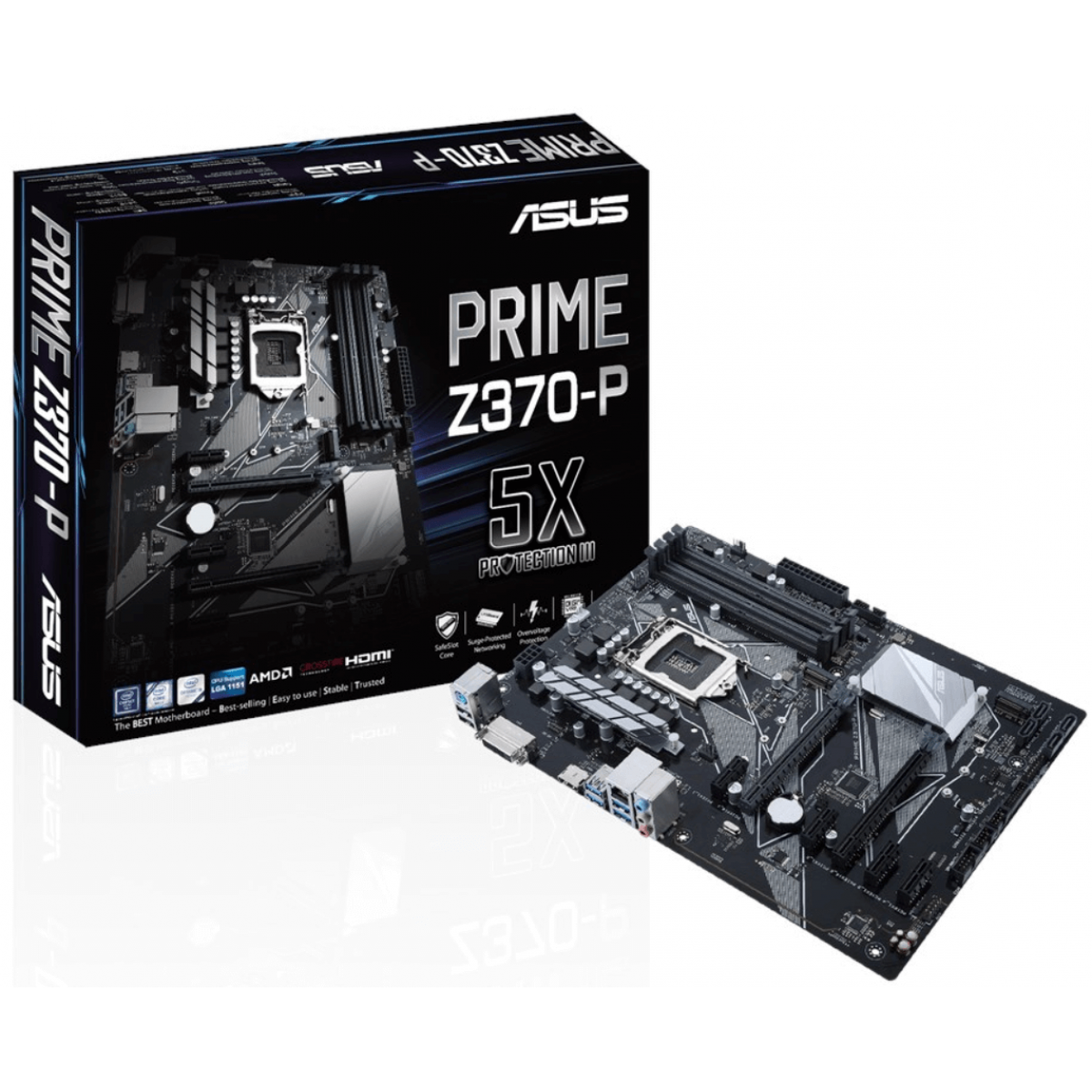 Placa Mãe Asus Prime Z370-P, Chipset Z370, Intel LGA 1151, ATX, DDR4