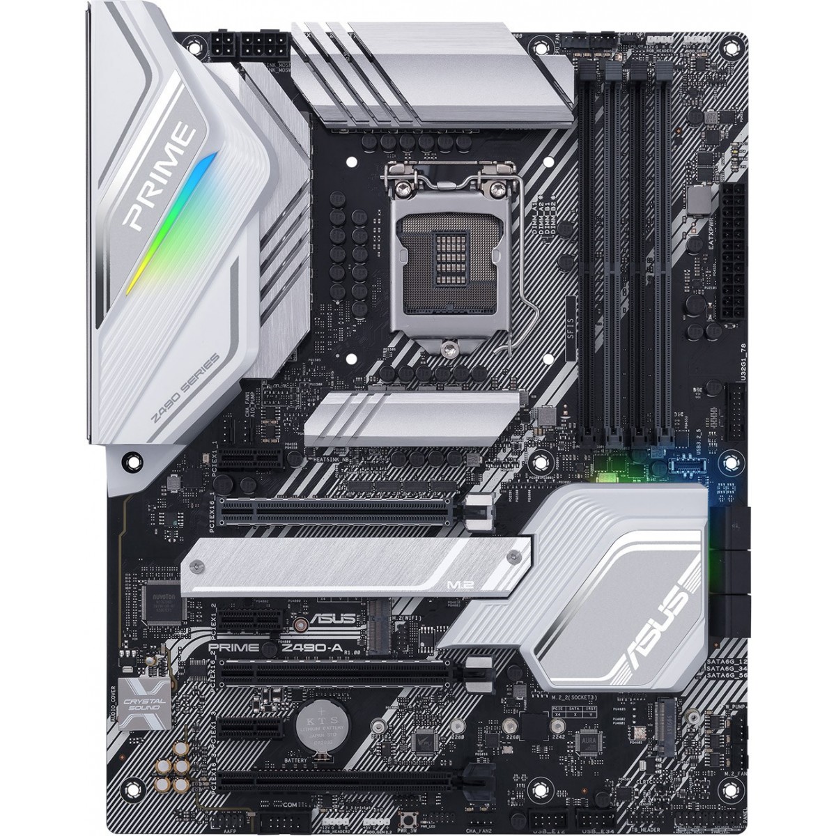 Placa Mãe Asus Prime Z490-A, Chipset Z490, Intel LGA 1200, ATX, DDR4