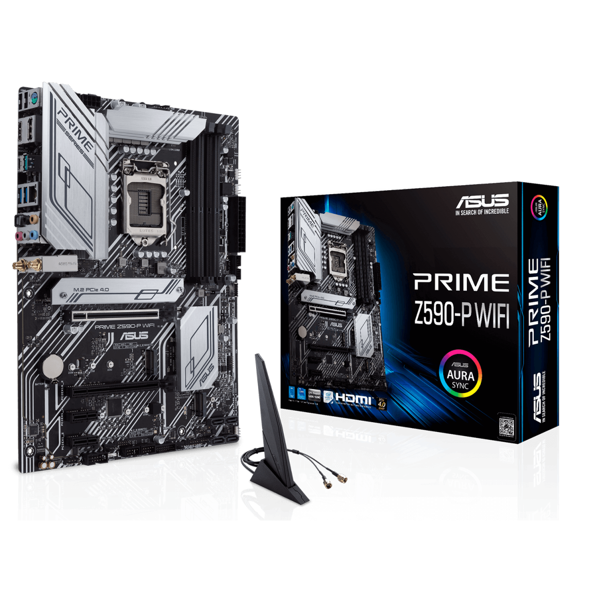 Placa Mãe ASUS Prime Z590-P WIFI, Chipset Z590, Intel LGA 1200, ATX, DDR4, 90MB1810-M0EAY1