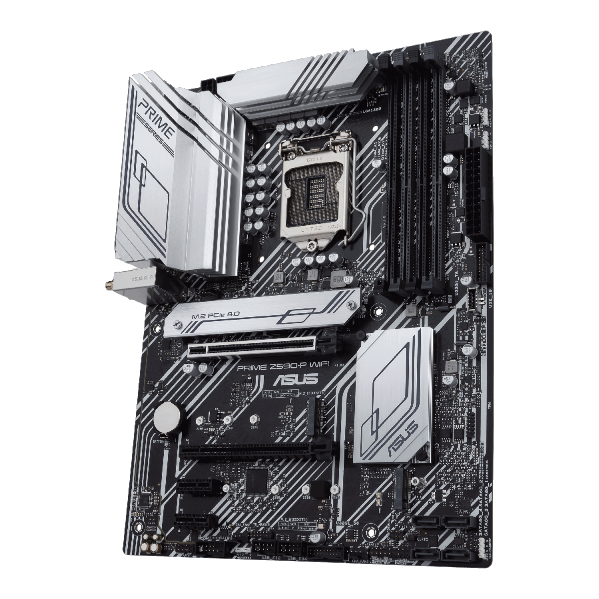 Placa Mãe ASUS Prime Z590-P WIFI, Chipset Z590, Intel LGA 1200, ATX, DDR4, 90MB1810-M0EAY1
