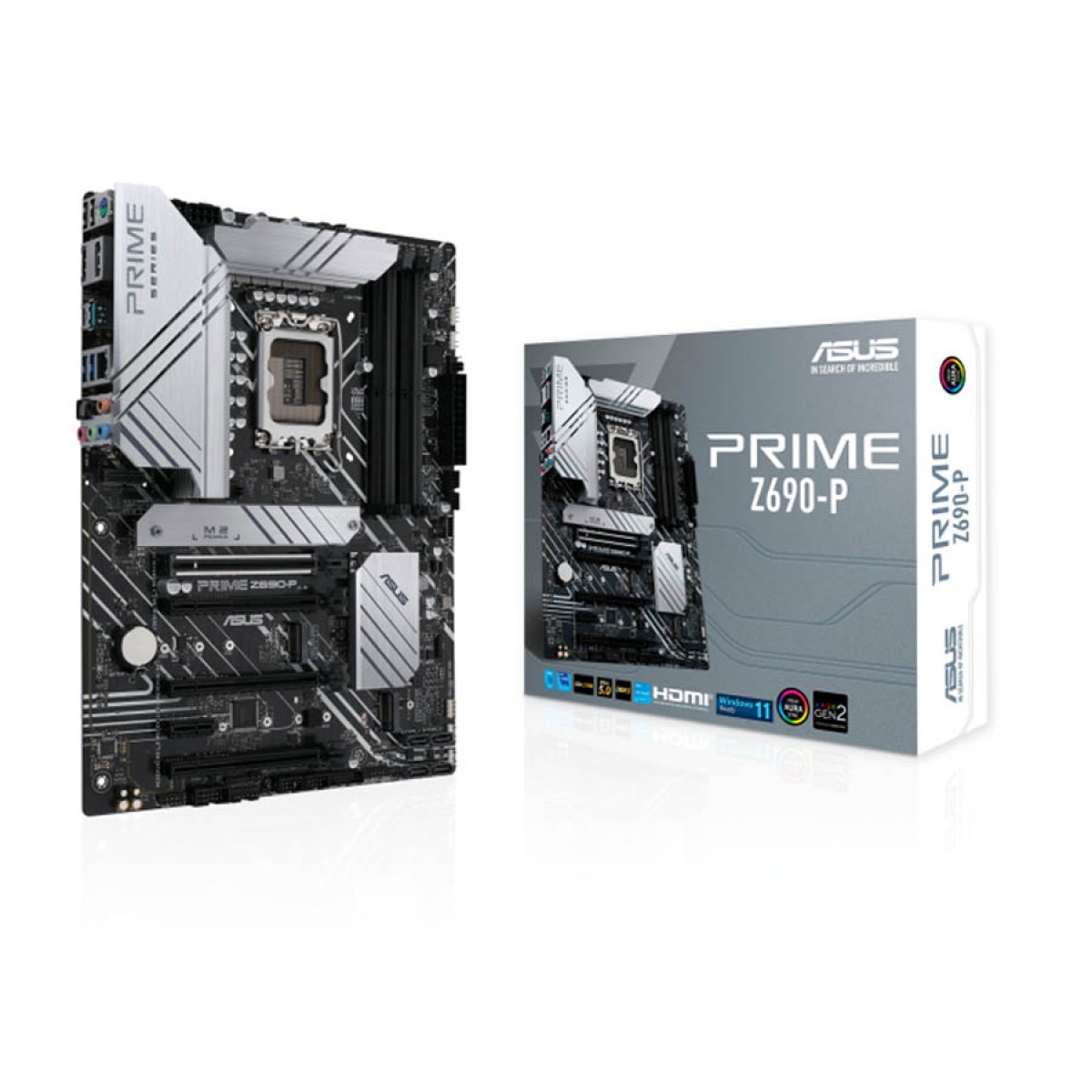 Placa Mãe Asus Prime Z690-P, Chipset Z690, Intel LGA 1700, ATX, DDR5, 90MB19Q0-M0EAY0