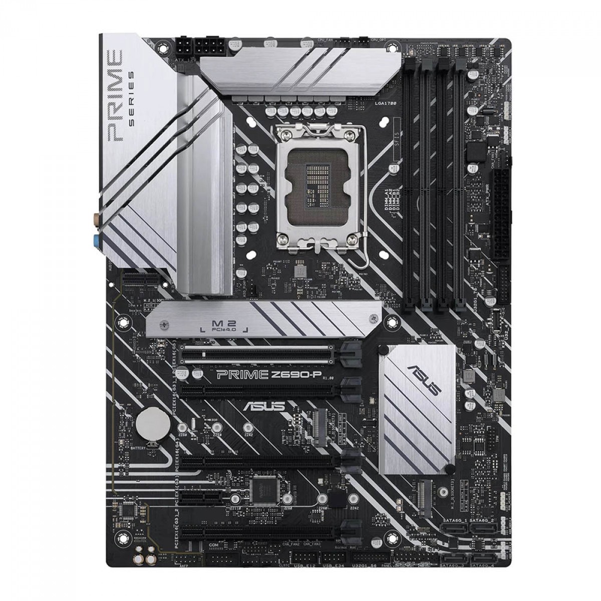 Placa Mãe Asus Prime Z690-P, Chipset Z690, Intel LGA 1700, ATX, DDR5, 90MB19Q0-M0EAY0