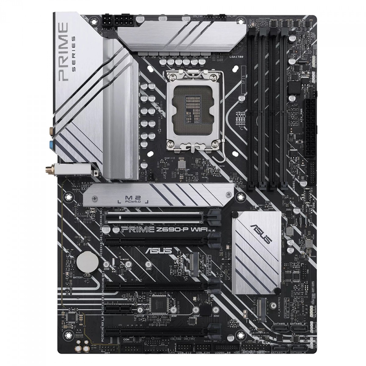 Placa Mãe Asus Prime Z690-P WIFI, Chipset Z690, Intel LGA 1700, ATX, DDR5, 90MB1A90-M0EAY0