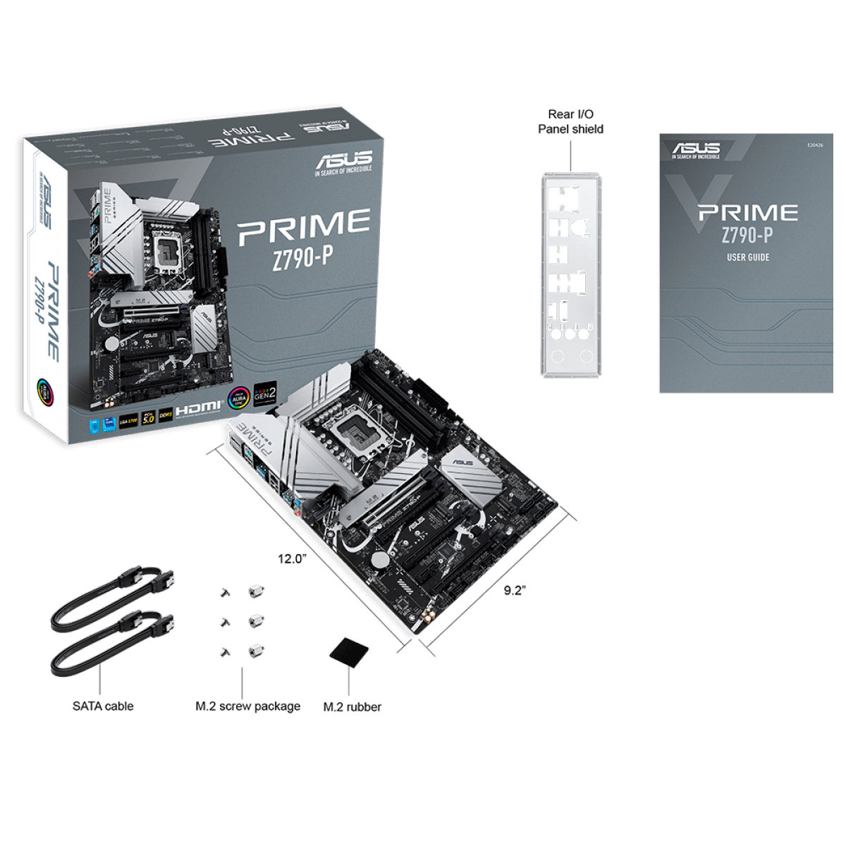 Placa Mãe Asus PRIME Z790-P, Chipset Z790, Intel LGA 1700, ATX, DDR5, 90MB1CK0-M1EAY0