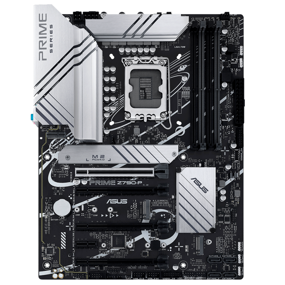 Placa Mãe Asus PRIME Z790-P, Chipset Z790, Intel LGA 1700, ATX, DDR5, 90MB1CK0-M1EAY0