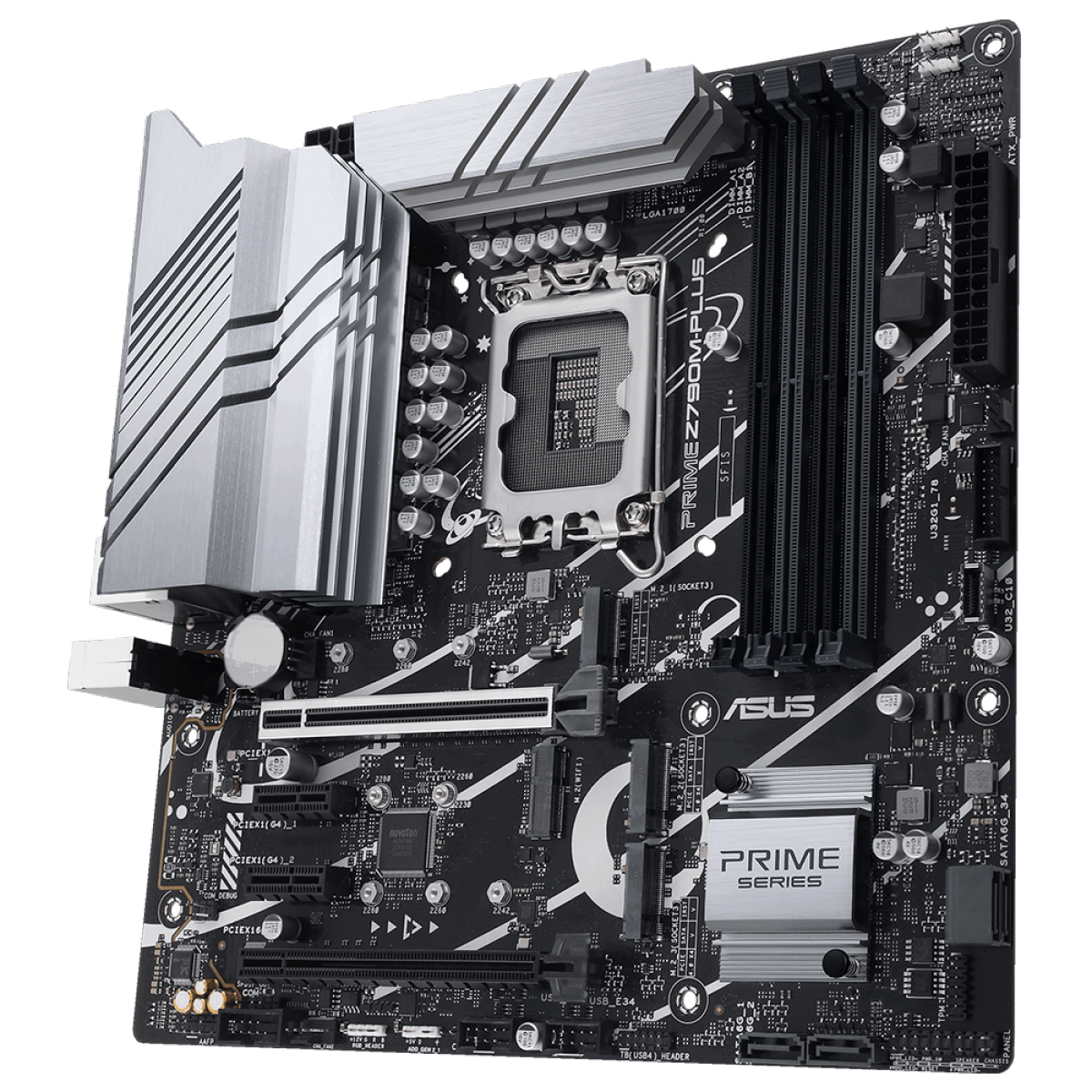 Placa Mãe Asus Prime Z790M-PLUS, Chipset Z790, Intel LGA 1700, mATX, DDR5, 90MB1E70-M1EAY0