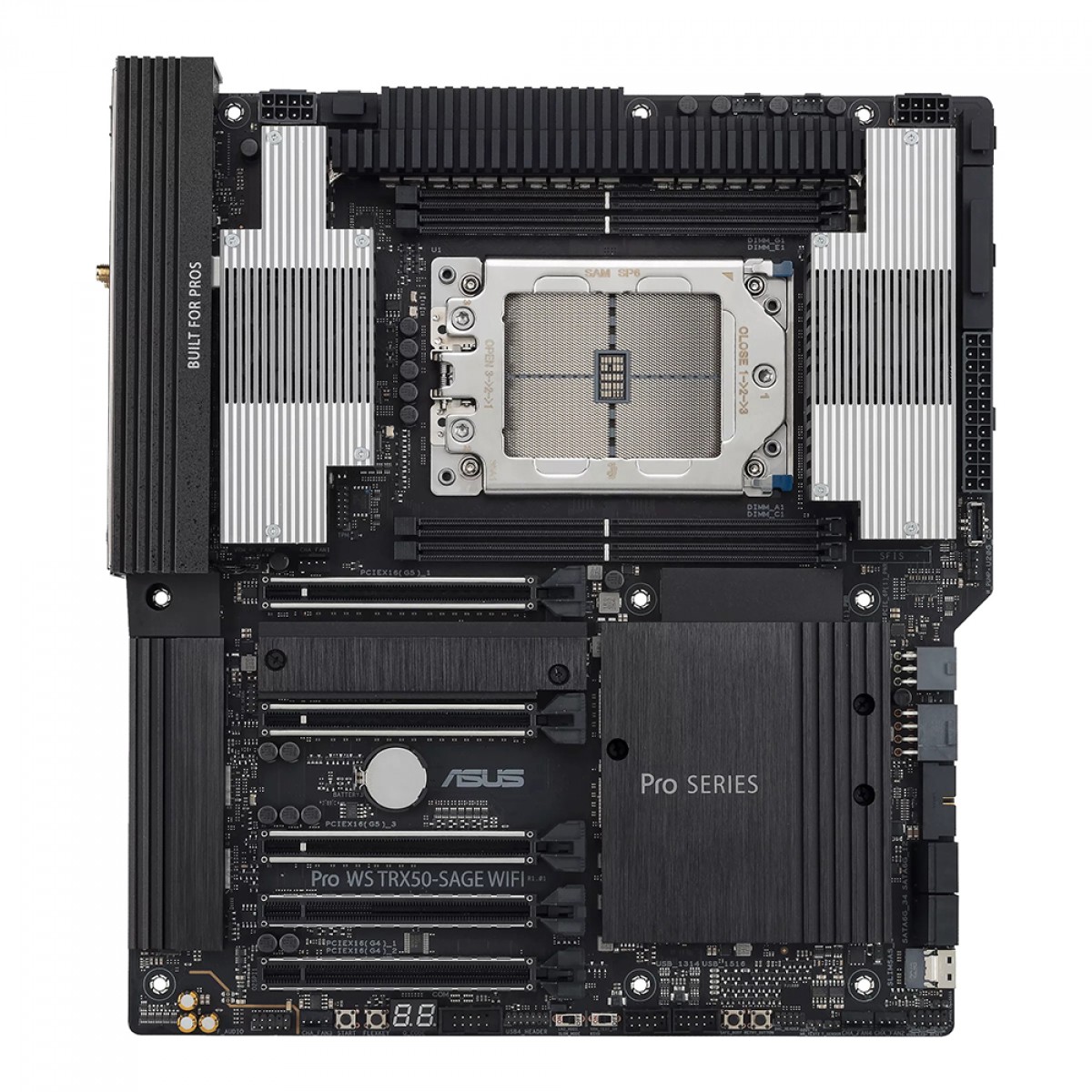 Placa Mãe Asus Pro WS TRX50-SAGE WIFI, Chipset AMD TRX50, CEB, DDR5, 90MB1FZ0-M0EAY0