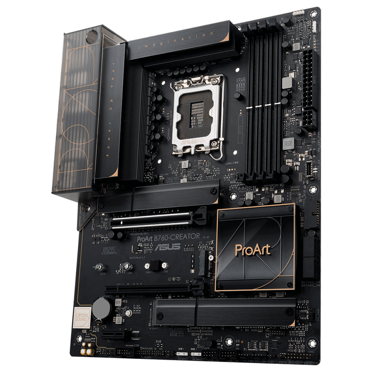 Placa Mãe Asus ProArt B760-CREATOR, Chipset B760, intel LGA 1700, ATX, DDR5, 90MB1F20-M1EAY0