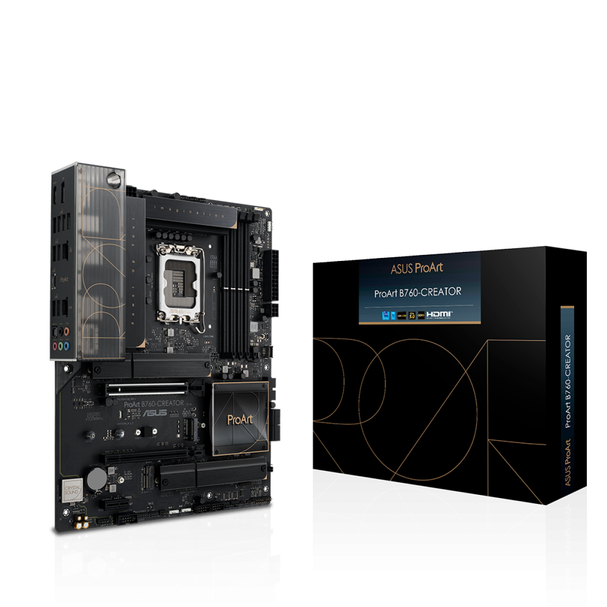 Placa Mãe Asus ProArt B760-CREATOR, Chipset B760, intel LGA 1700, ATX, DDR5, 90MB1F20-M1EAY0