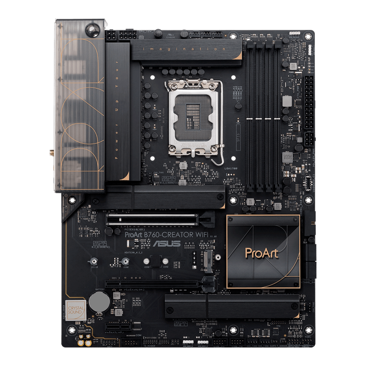 Placa Mãe Asus ProArt B760-CREATOR WIFI, Chipset B760, intel LGA 1700, ATX, DDR5, 90MB1FY0-M1EAY0