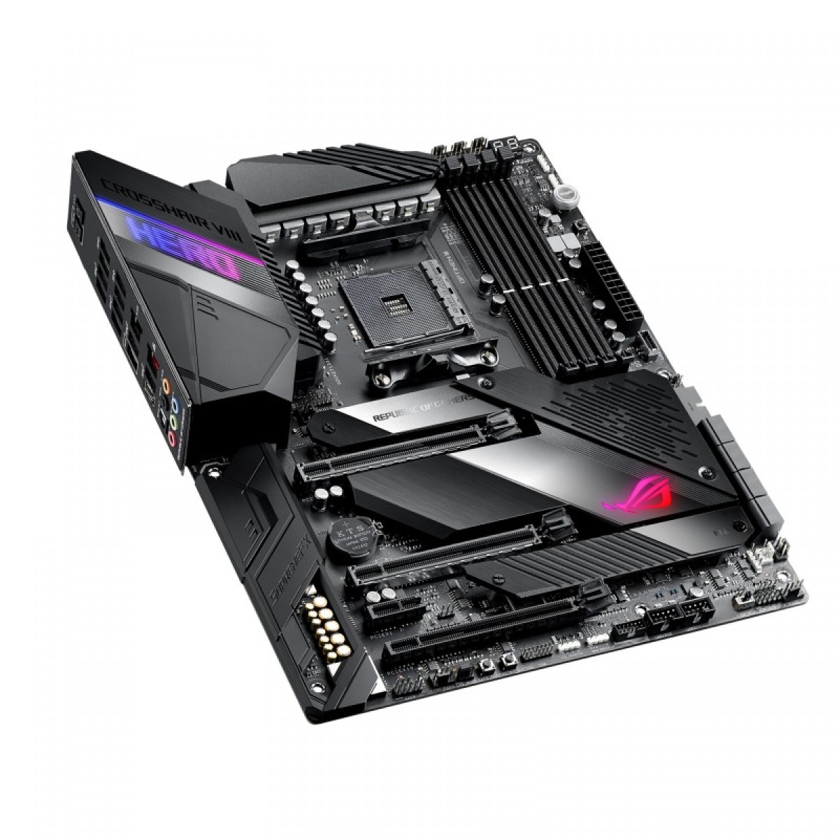 Placa Mãe Asus ROG Crosshair VIII Hero, Chipset X570, AMD AM4, ATX, DDR4