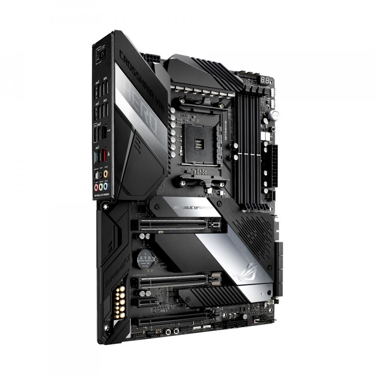 Placa Mãe Asus ROG Crosshair VIII Hero, Chipset X570, AMD AM4, ATX, DDR4