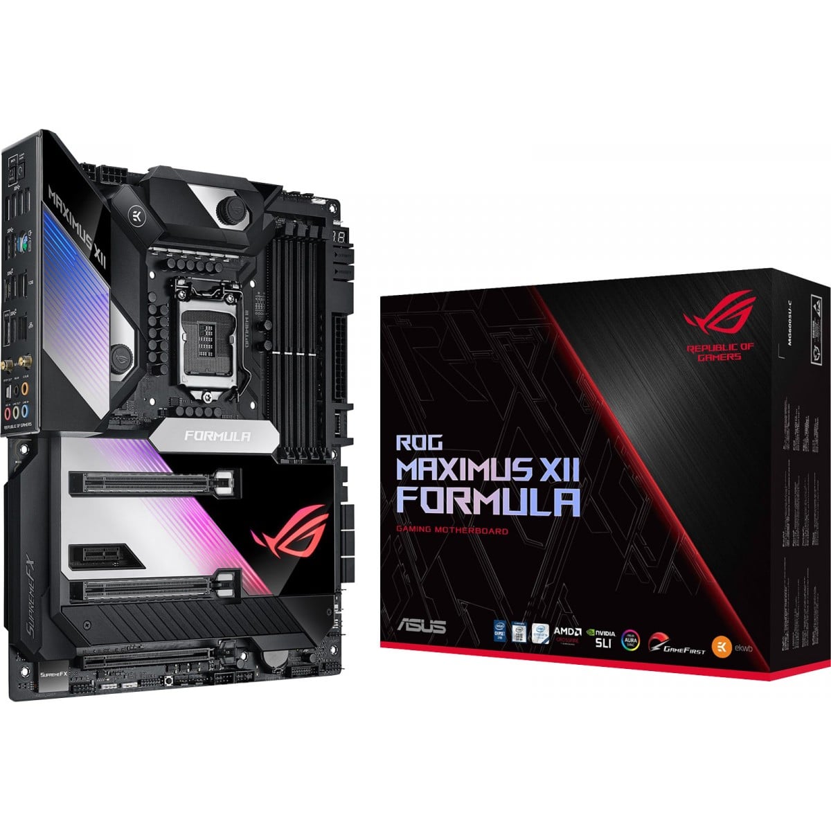 Placa Mãe Asus Rog Maximus XII Formula, Chipset Z490, Wi-Fi, Intel LGA 1200, ATX, DDR4