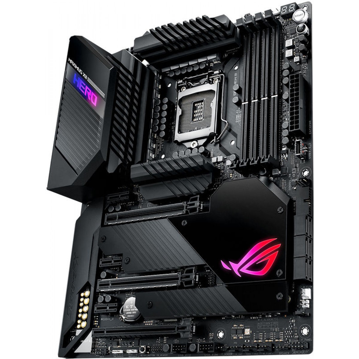 Placa Mãe Asus Rog Maximus Xii Hero Wi-fi, Chipset Z490, Intel LGA 1200, ATX, DDR4