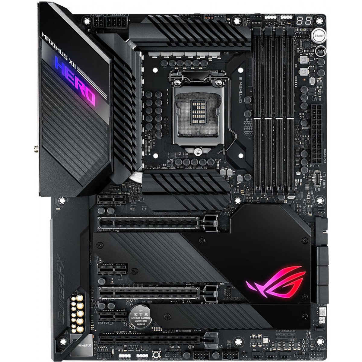 Placa Mãe Asus Rog Maximus Xii Hero Wi-fi, Chipset Z490, Intel LGA 1200, ATX, DDR4