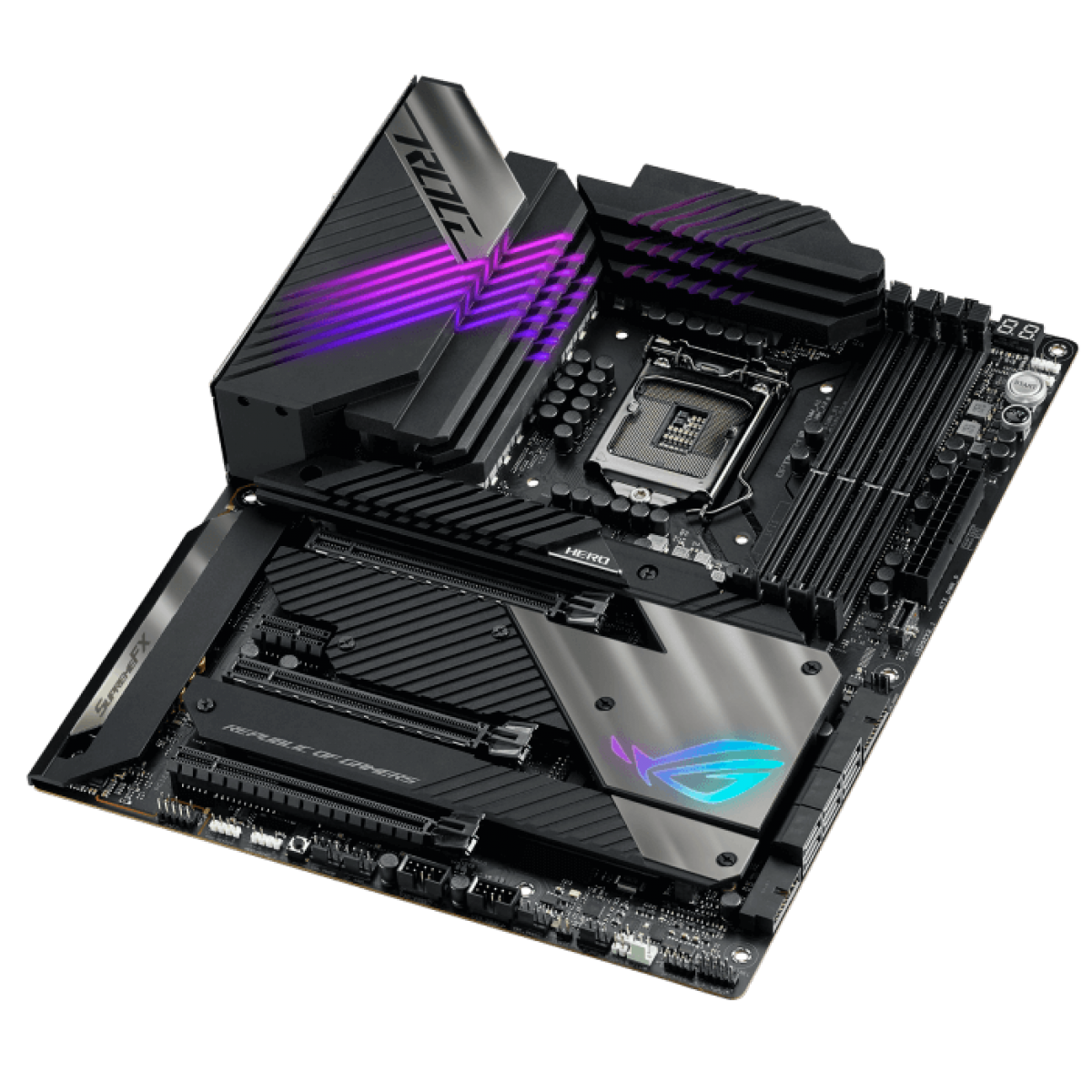 Placa Mãe Asus ROG MAXIMUS XIII HERO, Chipset Z590, Intel LGA 1200, ATX, DDR4, 90MB15X0-M0EAY0