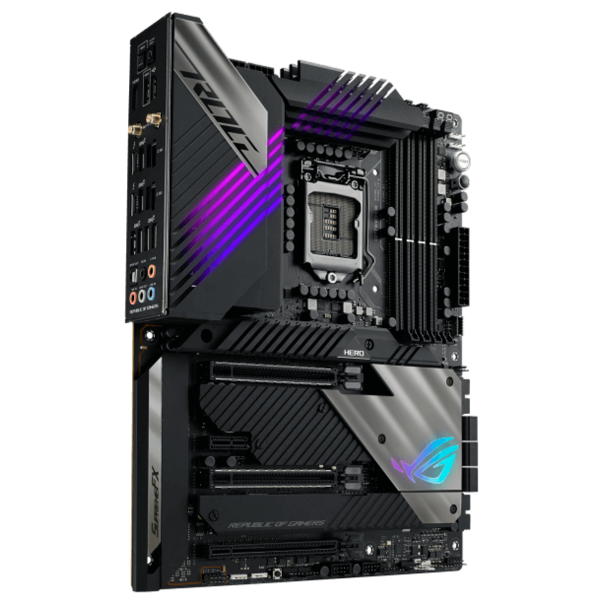 Placa Mãe Asus ROG MAXIMUS XIII HERO, Chipset Z590, Intel LGA 1200, ATX, DDR4, 90MB15X0-M0EAY0