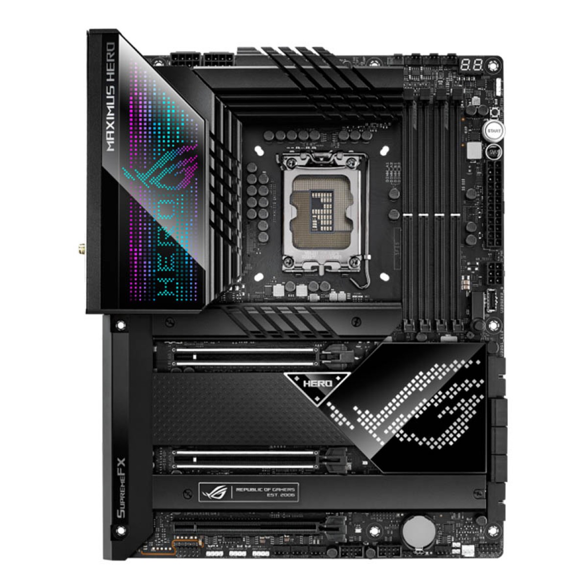 Placa Mãe Asus ROG Maximus Z690 Hero, Chipset Z690, Intel LGA 1700, ATX, DDR5, 90MB18E0-M0EAY0