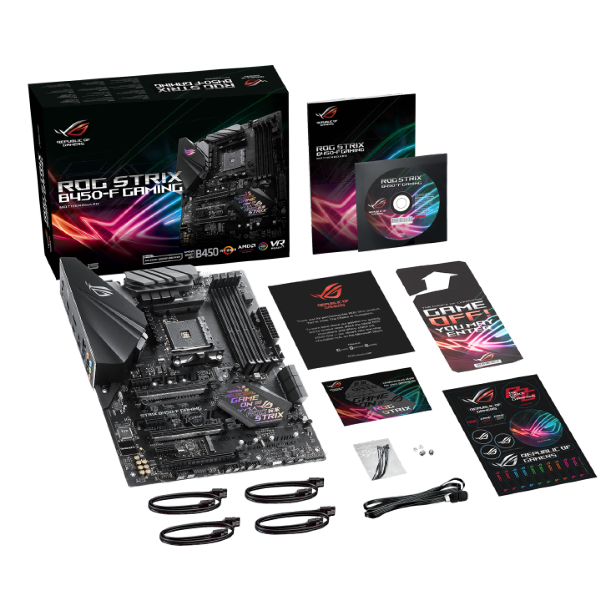 Placa Mãe Asus ROG STRIX B450-F GAMING II, Chipset B450, AMD AM4, ATX, DDR4, 90MB15V0-M0EAY0