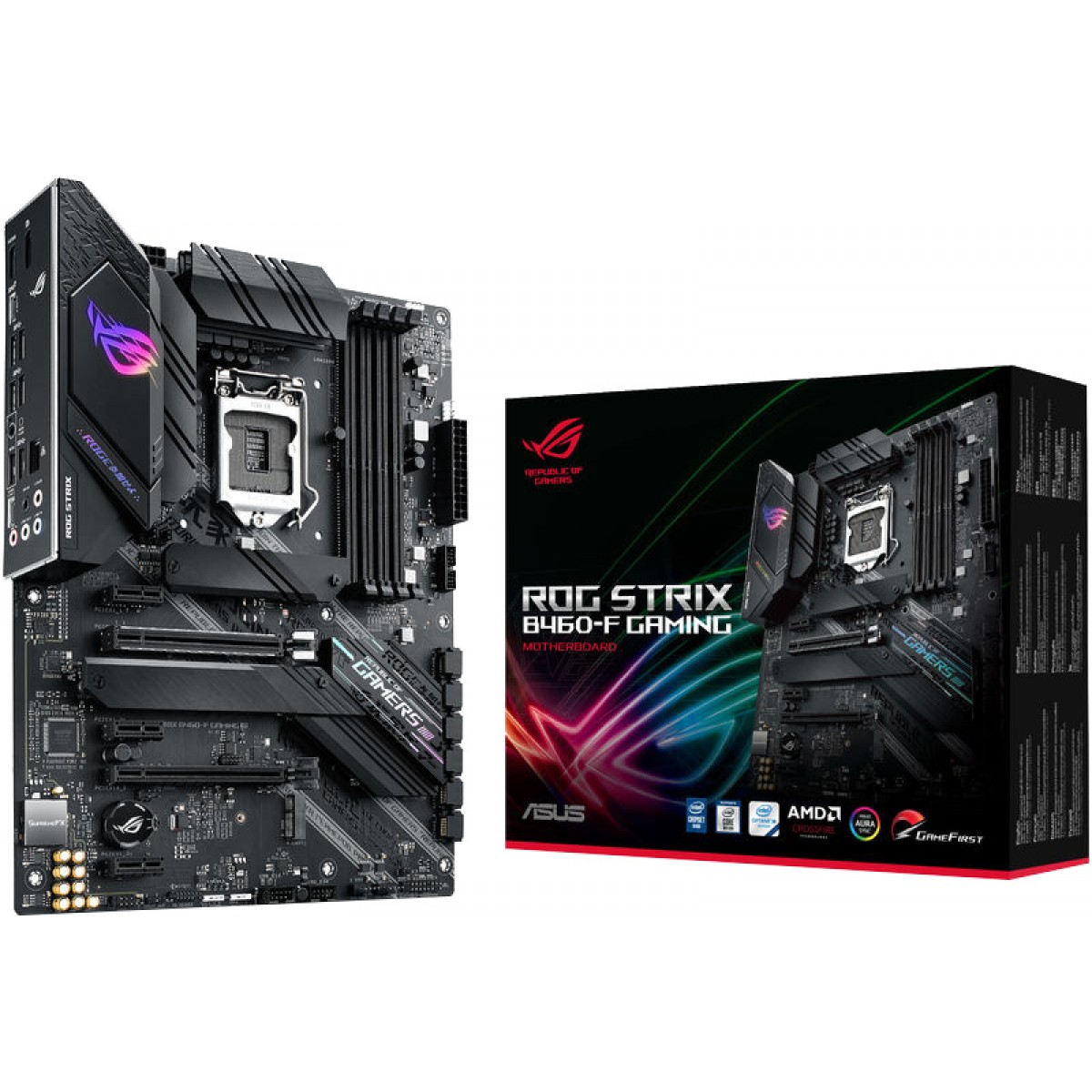 Placa Mãe Asus Rog Strix B460-F Gaming, Chipset B460, Intel LGA 1200, ATX, DDR4