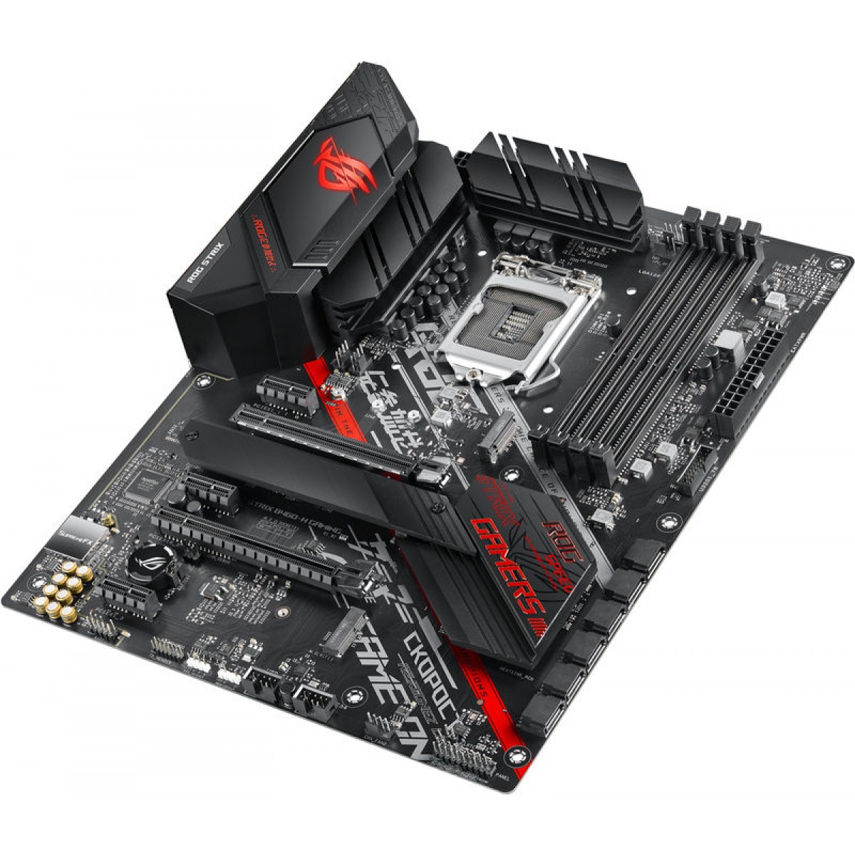 Placa Mãe Asus Rog Strix B460-H Gaming, Chipset B460, Intel LGA 1200, ATX, DDR4