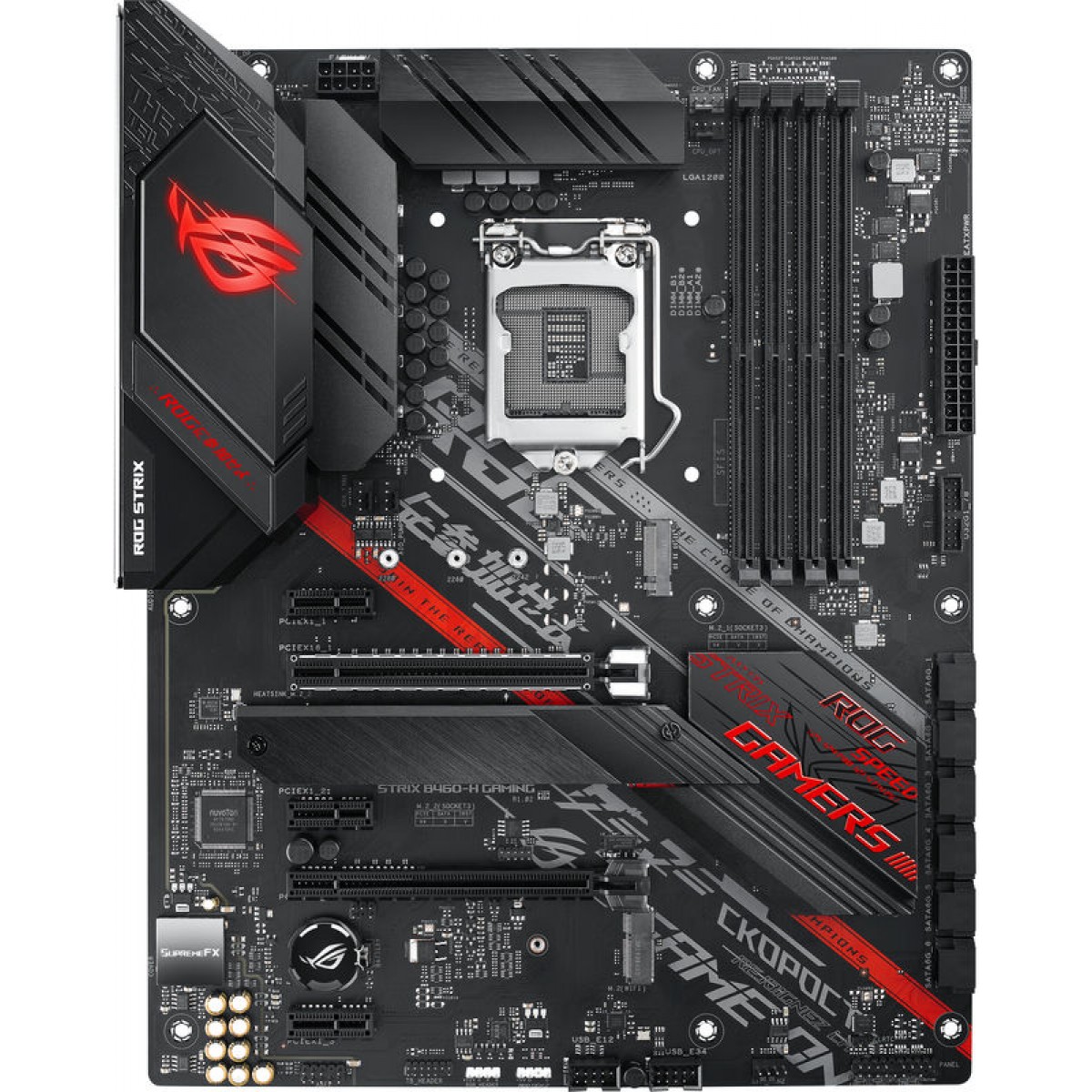 Placa Mãe Asus Rog Strix B460-H Gaming, Chipset B460, Intel LGA 1200, ATX, DDR4