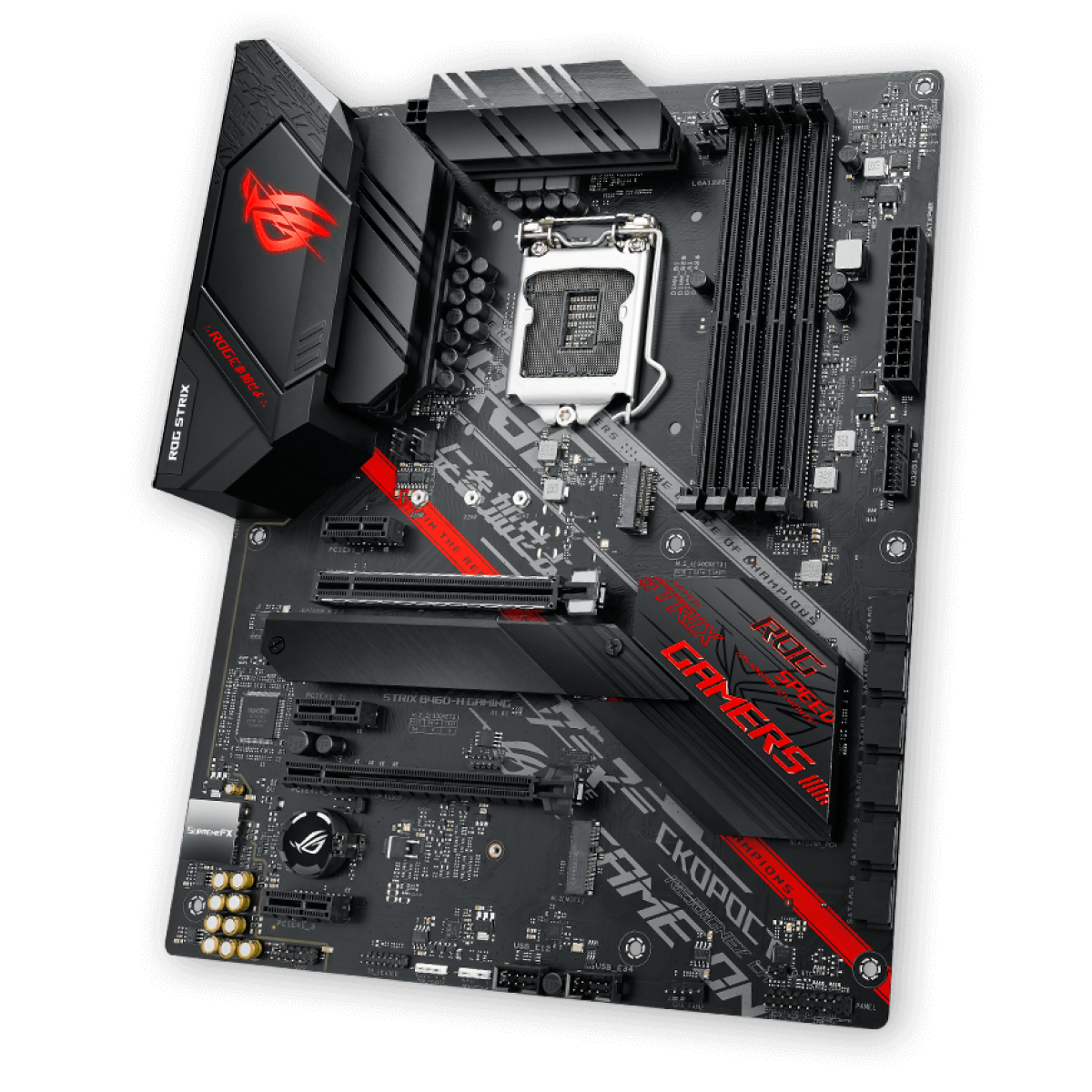 Placa Mãe Asus Rog Strix B460-H Gaming, Chipset B460, Intel LGA 1200, ATX, DDR4