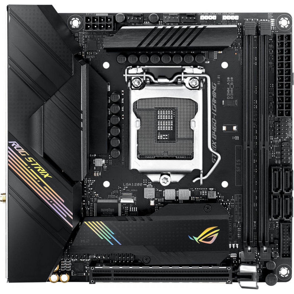 Asus rog strix b460 i gaming обзор