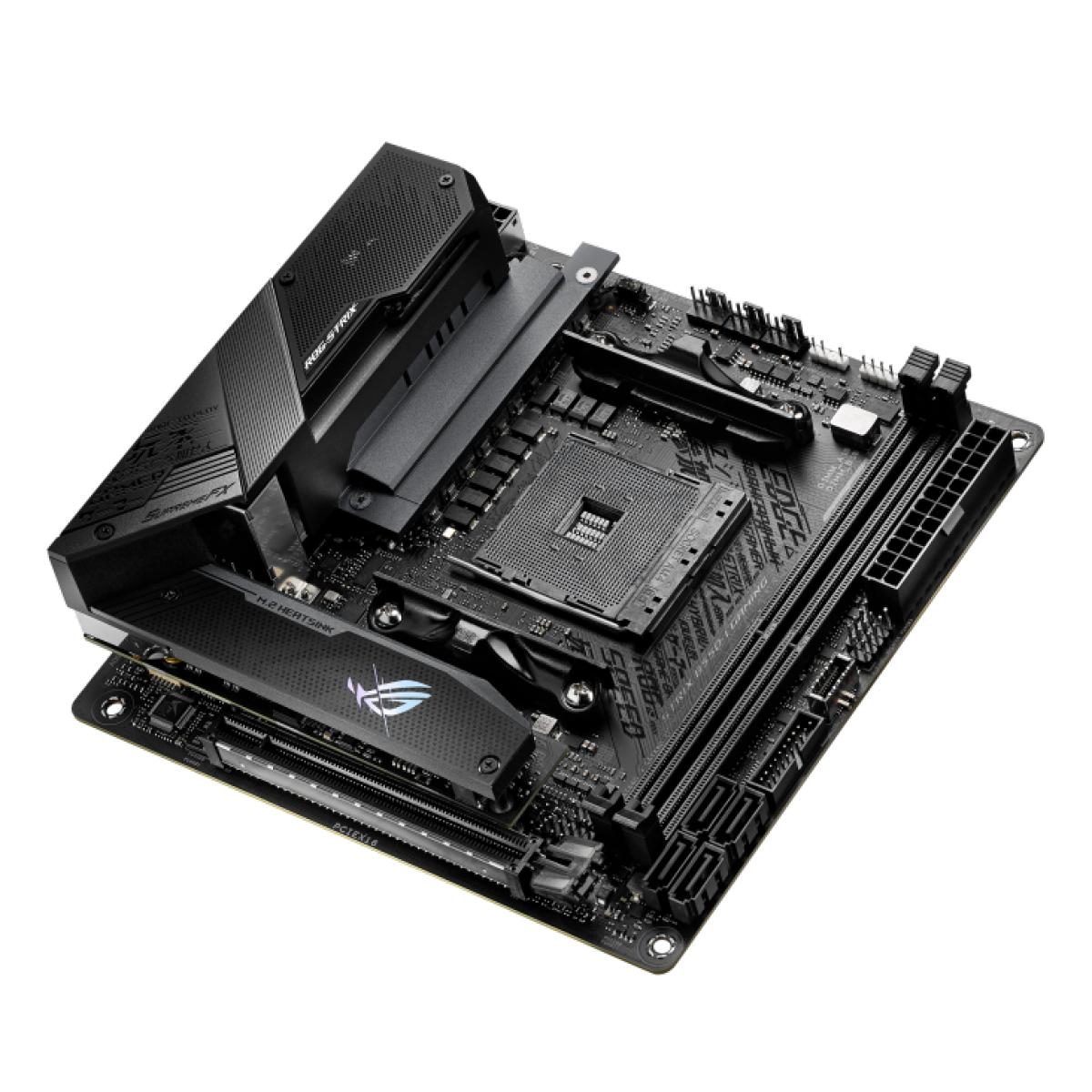 Placa Mãe ASUS ROG Strix B550-I Gaming, Chipset B550, AMD AM4, WI-Fi, Mini-ITX, DDR4, 90MB14L0-M0EAY0 - IMP