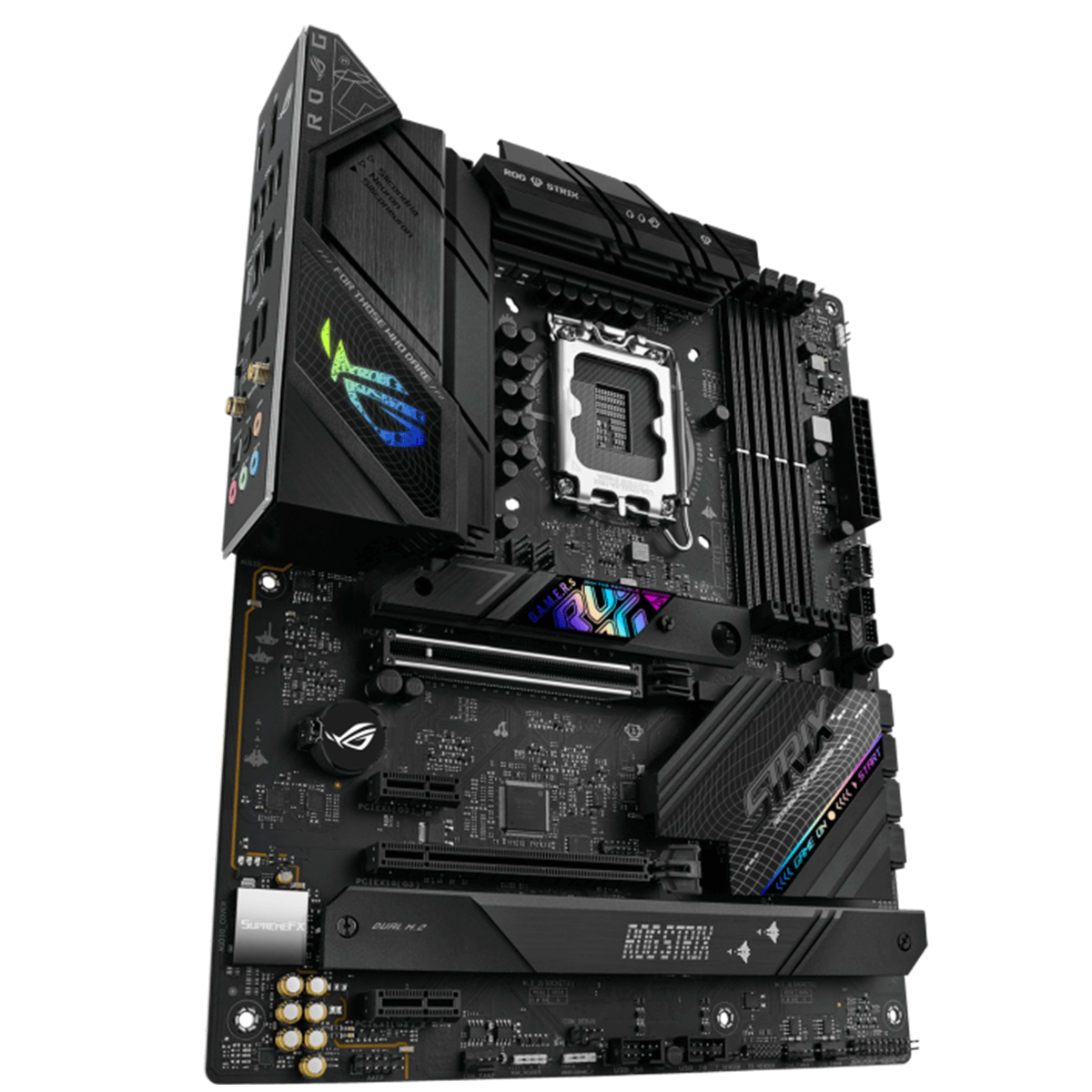 Placa Mãe Asus ROG STRIX B760-F Gaming WIFI, Chipset B760, Intel LGA 1700, ATX, DDR5, 90MB1CT0-M1EAY0