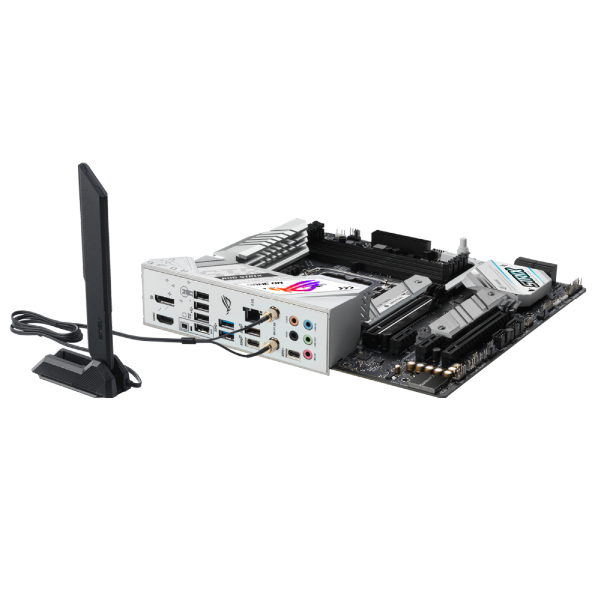 Placa Mãe Asus ROG STRIX B760-G Gaming WIFI D4, Chipset B760, Intel LGA 1700, M-ATX, DDR4, 90MB1DE0-M1EAY0
