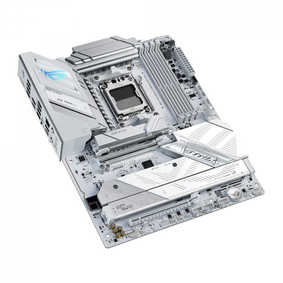 Placa Mãe Asus ROG Strix B850-A Gaming WIFI7 NEO, Chipset B850, AMD AM5, ATX, DDR5, Branca