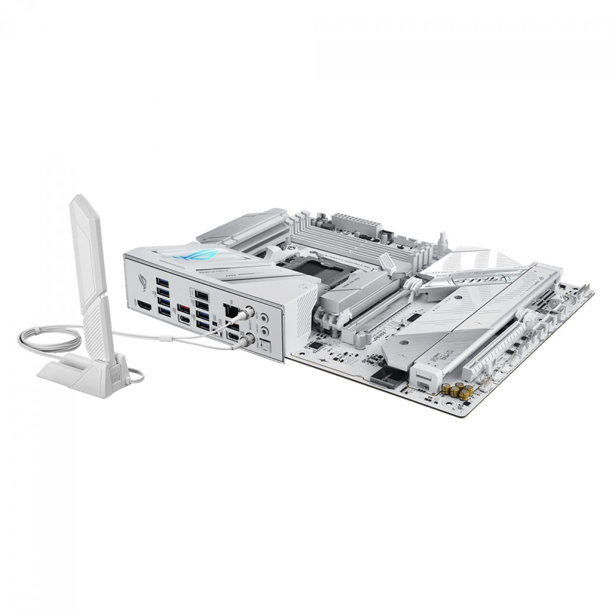 Placa Mãe Asus ROG Strix B850-A Gaming WIFI7 NEO, Chipset B850, AMD AM5, ATX, DDR5, Branca