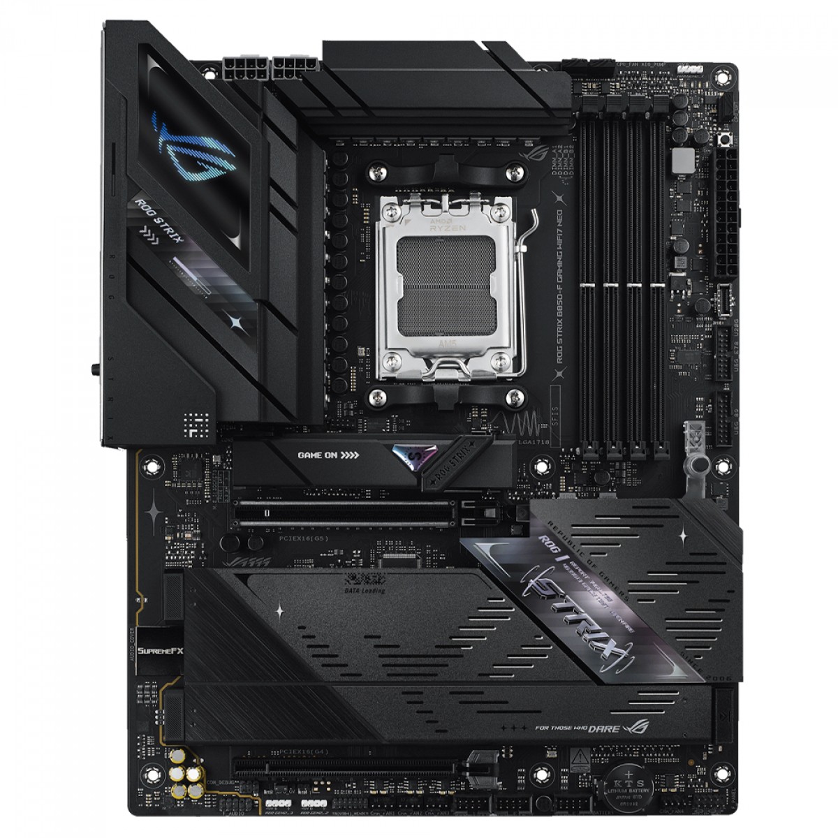Placa Mãe Asus ROG Strix B850-F Gaming WIFI7 NEO, Chipset B850, AMD AM5, ATX, DDR5