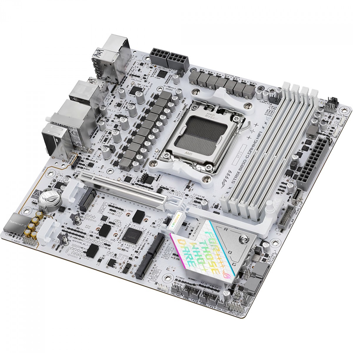 Placa Mãe Asus Rog Strix B850-G GAMING WIFI, Chipset B850, AMD AM5, mATX, DDR5, 90MB1M30-M0EAY0