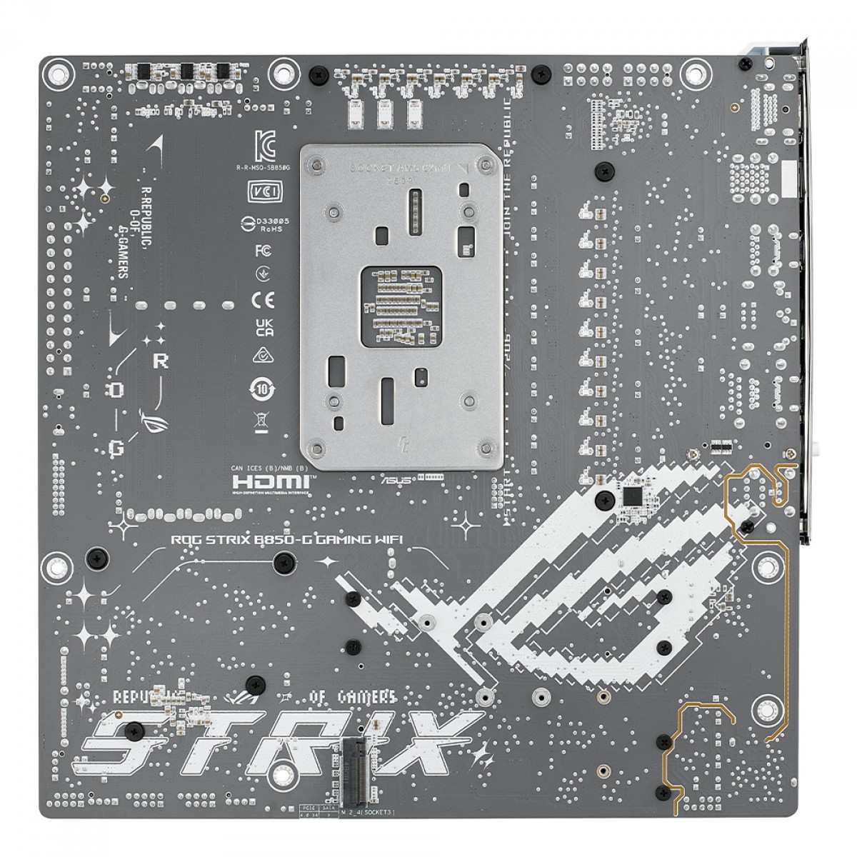 Placa Mãe Asus Rog Strix B850-G GAMING WIFI, Chipset B850, AMD AM5, mATX, DDR5, 90MB1M30-M0EAY0