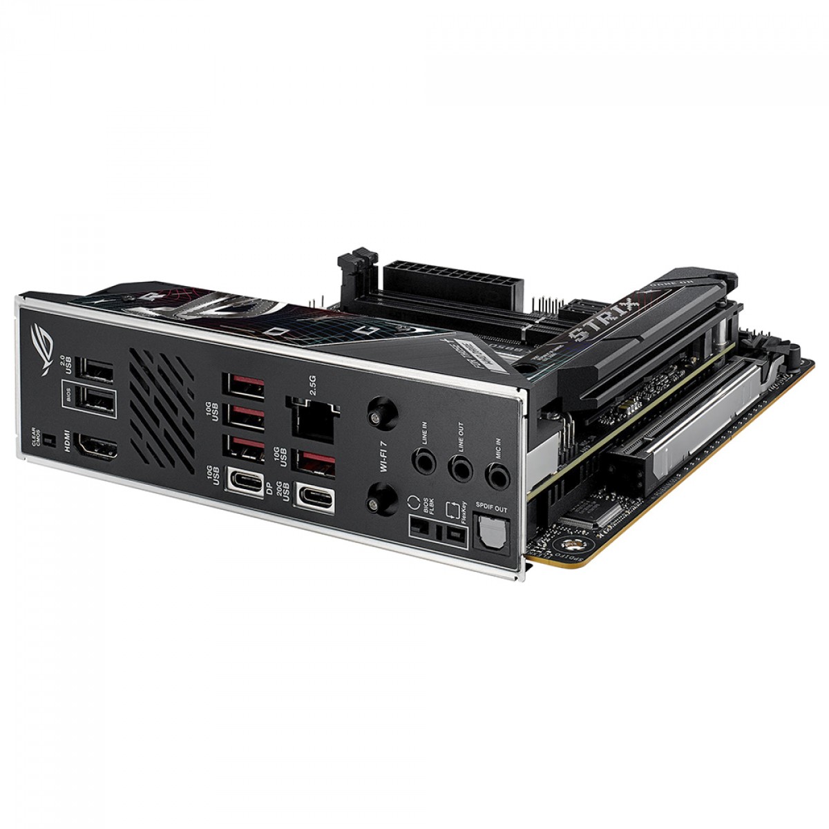 Placa Mãe Asus ROG Strix B850-I Gaming WiFi, Chipset B850, AMD AM5, mini-ITX, DDR5, 90MB1K30-M0EAY0
