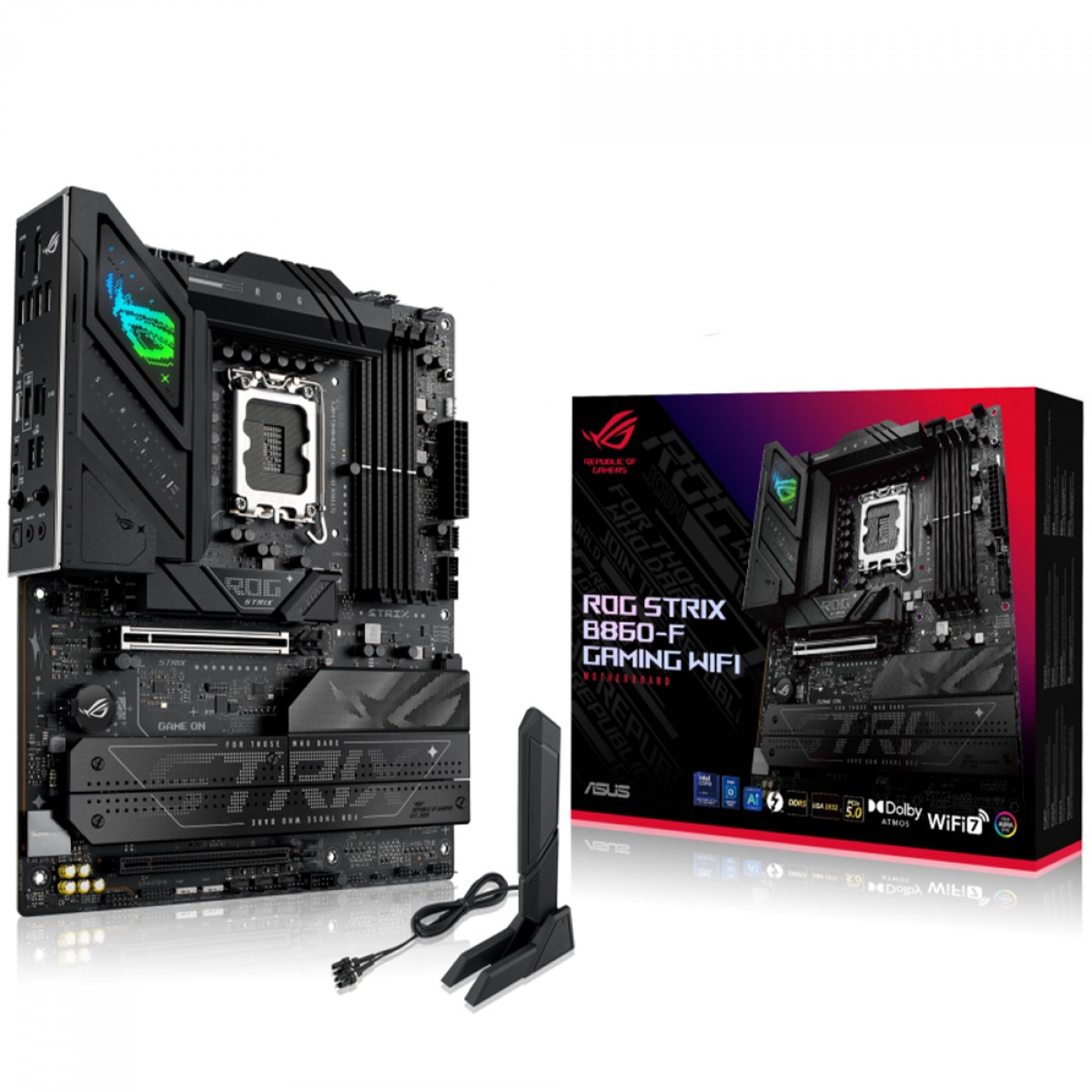 マザーボード ASUS ROG STRIX B860-F GAMING WiFi Placa-Mãe Asus ROG Strix B860-F WiFi LGA 1851 ATX | Terabyte