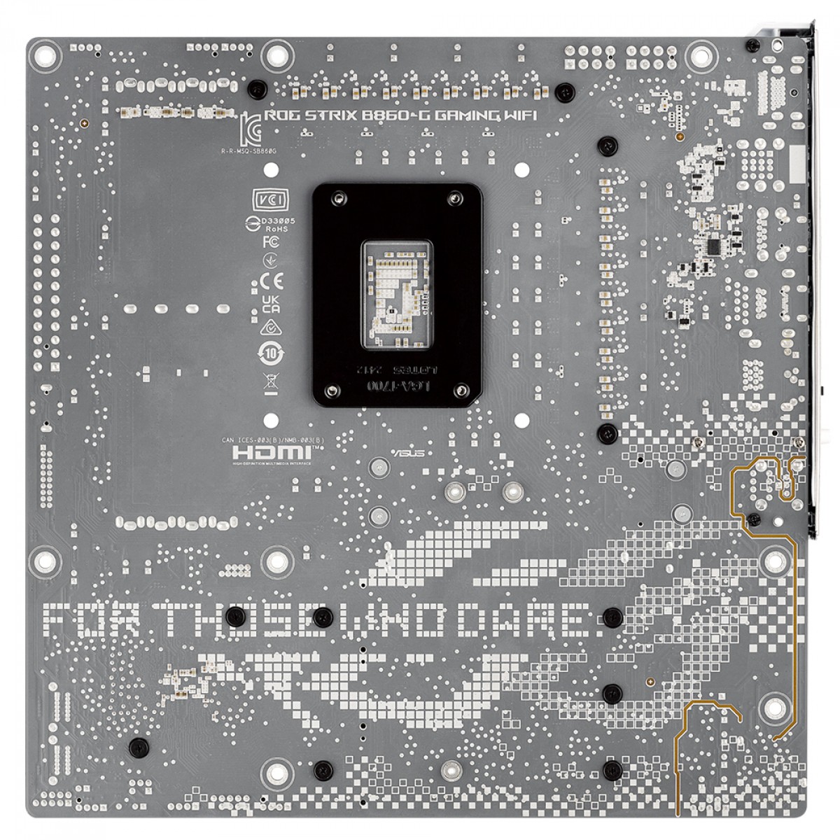 Placa Mãe Asus ROG Strix B860-G Gaming WiFi, Chipset B860, Intel LGA 1851, mATX, DDR5, White
