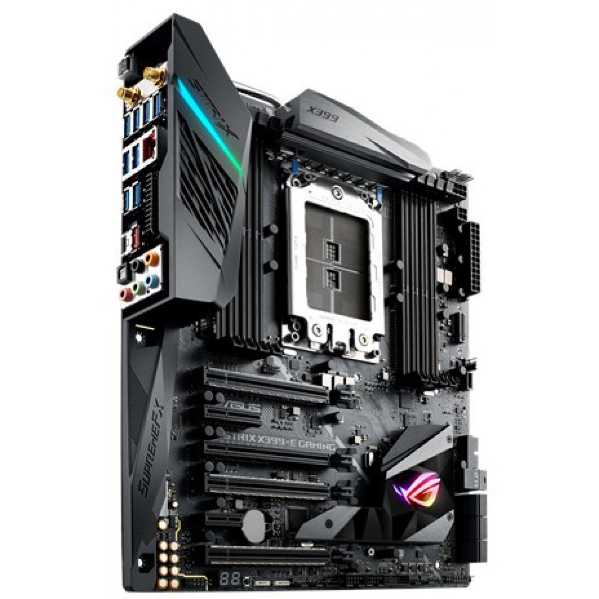 Placa Mãe Asus Rog Strix X399-E Gaming, Chipset X399, AMD TR4, E-ATX, DDR4