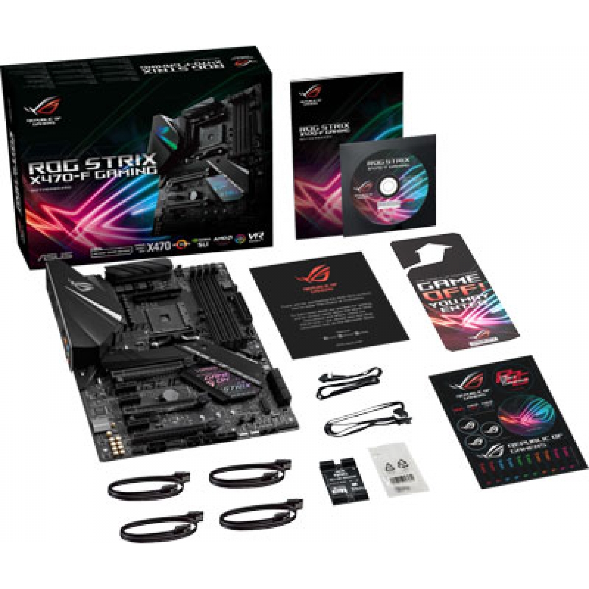 Placa Mãe Asus ROG STRIX X470-F GAMING, Chipset X470, AMD AM4, ATX, DDR4