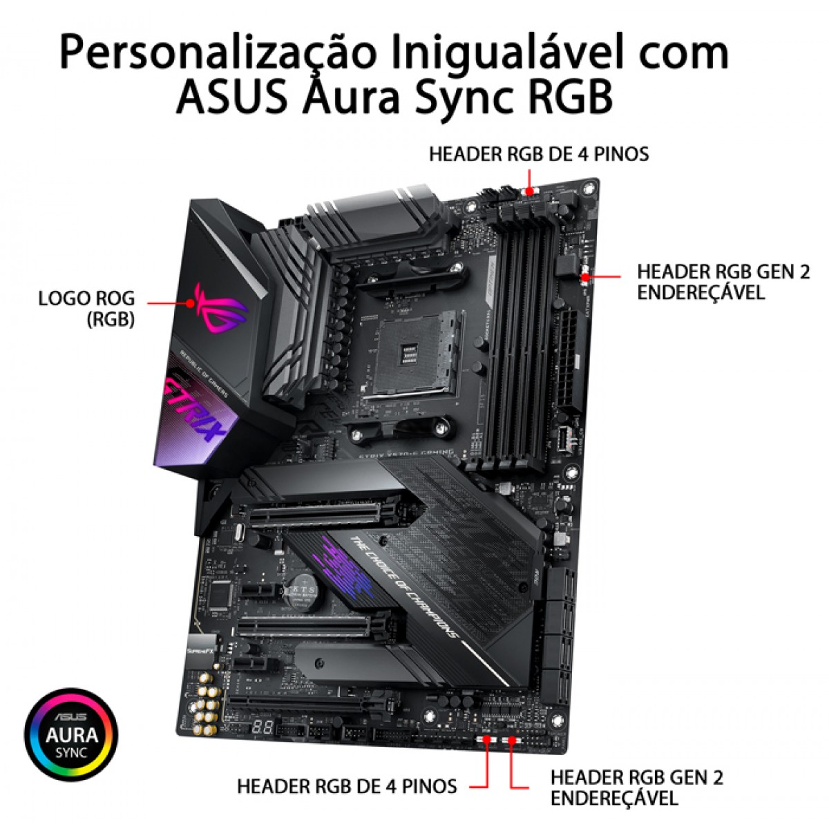 Placa Mãe Asus Rog Strix X570-E Gaming, Chipset X570, AMD AM4, ATX, DDR4, 90MB1150-M0EAY0