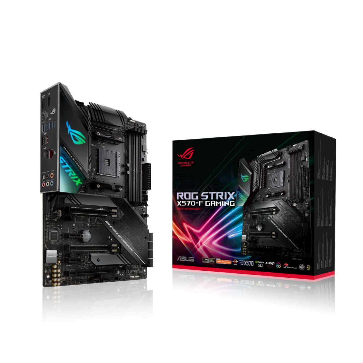 Placa Mãe ASUS ROG STRIX X570-F Gaming, Chipset X570, AMD AM4, ATX, DDR4, 90MB1160-M0EAY0