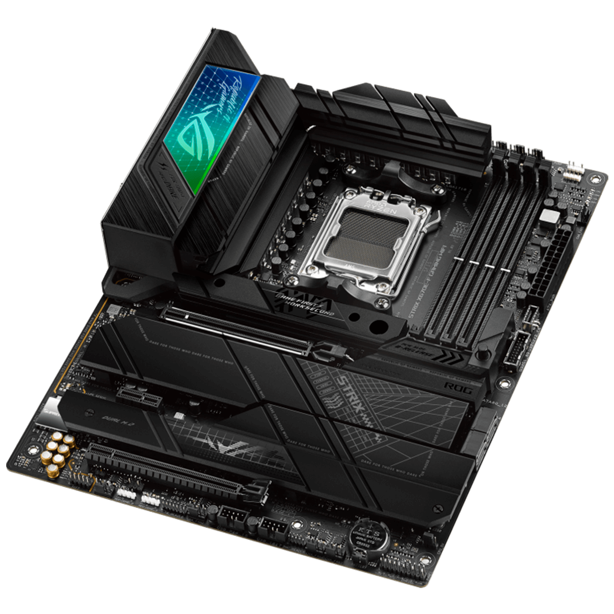 Placa Mãe Asus ROG STRIX X670E-F Gaming WIFI, AMD AM5, ATX, DDR5, 90MB1BA0-M0EAY0